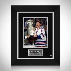RARE-T Sports Memorabilia New York Rangers - Mark Messier Photo Limited Signature Edition Studio Licensed Custom Frame
