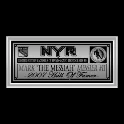 RARE-T Sports Memorabilia New York Rangers - Mark Messier Photo Limited Signature Edition Studio Licensed Custom Frame