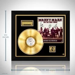 RARE-T Marky Mark And The Funky Bunch - Music To The People Gold LP Limited Signature Edition Studio Licensed Custom Frame 14 RARE-T Marky Mark And The Funky Bunch - Music To The People Gold LP Limited Signature Edition Studio Licensed Custom Frame