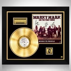 RARE-T Marky Mark And The Funky Bunch - Music To The People Gold LP Limited Signature Edition Studio Licensed Custom Frame