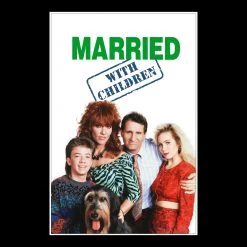 RARE-T Limited Edition Frames Married With Children Script Limited Signature Edition Studio Licensed Custom Frame