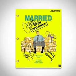 RARE-T Limited Edition Frames Married With Children Script Limited Signature Edition Studio Licensed Custom Frame