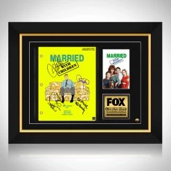 RARE-T Limited Edition Frames Married With Children Script Limited Signature Edition Studio Licensed Custom Frame