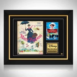 RARE-T Mary Poppins 1964 Movie Script Limited Signature Edition Studio Licensed Custom Frame