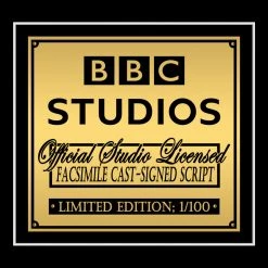 RARE-T Peaky Blinders Script Limited Signature Edition Studio Licensed Custom Frame 24 RARE-T Peaky Blinders Script Limited Signature Edition Studio Licensed Custom Frame