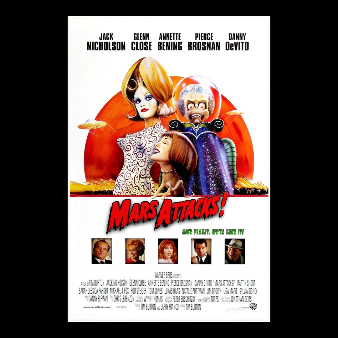 RARE-T Mars Attacks! Script Limited Signature Edition Studio Licensed Custom Frame 8 RARE-T Mars Attacks! Script Limited Signature Edition Studio Licensed Custom Frame