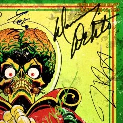 RARE-T Mars Attacks! Script Limited Signature Edition Studio Licensed Custom Frame 18 RARE-T Mars Attacks! Script Limited Signature Edition Studio Licensed Custom Frame