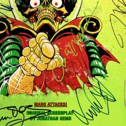 RARE-T Mars Attacks! Script Limited Signature Edition Studio Licensed Custom Frame 17 RARE-T Mars Attacks! Script Limited Signature Edition Studio Licensed Custom Frame