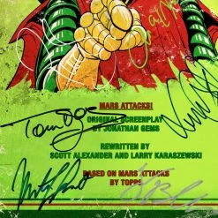 RARE-T Mars Attacks! Script Limited Signature Edition Studio Licensed Custom Frame 19 RARE-T Mars Attacks! Script Limited Signature Edition Studio Licensed Custom Frame