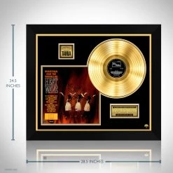 RARE-T Martha Reeves And The Vandellas Heat Wave Gold LP Limited Signature Edition Studio Licensed Custom Frame