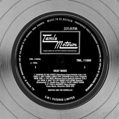RARE-T Martha Reeves And The Vandellas - Heat Wave Platinum LP Limited Signature Edition Studio Licensed Custom Frame