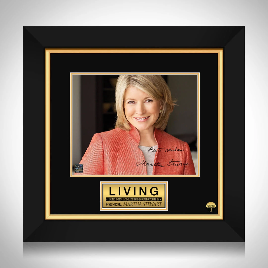 RARE-T Martha Stewart Photo Limited Signature Edition Studio Licensed Custom Frame Limited Edition Frames 1 RARE-T Martha Stewart Photo Limited Signature Edition Studio Licensed Custom Frame Limited Edition Frames