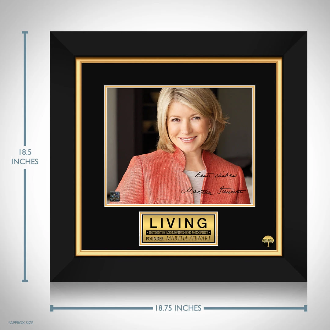 RARE-T Martha Stewart Photo Limited Signature Edition Studio Licensed Custom Frame Limited Edition Frames 3 RARE-T Martha Stewart Photo Limited Signature Edition Studio Licensed Custom Frame Limited Edition Frames