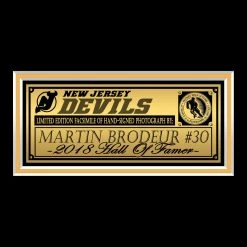 RARE-T Sports Memorabilia New Jersey Devils - Martin Brodeur Limited Signature Edition Studio Licensed Photo Custom Frame
