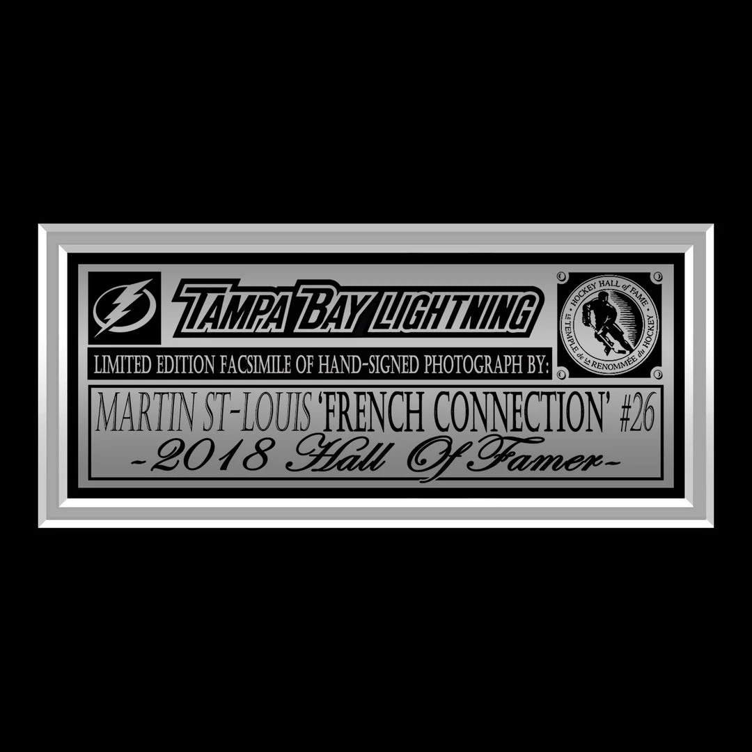 RARE-T Sports Memorabilia Tampa Bay Lightning Martin St-Louis Photo Limited Signature Edition Studio Licensed Custom Frame 5 RARE-T Sports Memorabilia Tampa Bay Lightning Martin St-Louis Photo Limited Signature Edition Studio Licensed Custom Frame