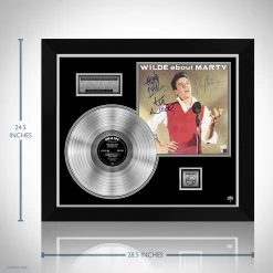 RARE-T Marty Wilde - Wilde About Mary Platinum LP Limited Signature Edition Studio Licensed Custom Frame Limited Edition Frames