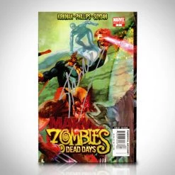APW Marvel Zombie Dead Days (2007) # 1 Hand-Signed Comic Book By Stan Lee Custom Frame Signed Memorabilia
