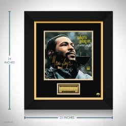 RARE-T Limited Edition Frames Marvin Gaye What's Going On LP Cover Limited Signature Edition Studio Licensed Custom Frame