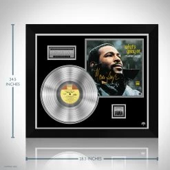 RARE-T Marvin Gaye What's Going On Platinum LP Limited Signature Edition Studio Licensed Custom Frame
