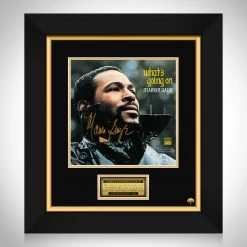 RARE-T Limited Edition Frames Marvin Gaye What's Going On LP Cover Limited Signature Edition Studio Licensed Custom Frame