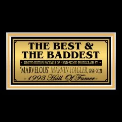 RARE-T Marvin Hagler Photo Limited Signature Edition Studio Licensed Custom Frame