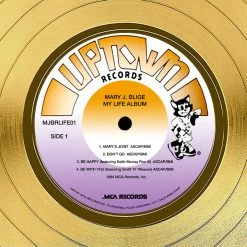 RARE-T Mary J. Blige My Life Gold LP Limited Signature Edition Studio Licensed Custom Frame