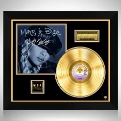 RARE-T Mary J. Blige My Life Gold LP Limited Signature Edition Studio Licensed Custom Frame