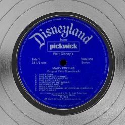 RARE-T Limited Edition Frames Mary Poppins Platinum LP Limited Signature Edition Studio Licensed Custom Frame