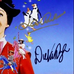 RARE-T Limited Edition Frames Mary Poppins Soundtrack Gold LP Limited Signature Edition Studio Licensed Custom Frame