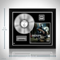 RARE-T Limited Edition Frames Masta Ace - Disposable Arts Platinum LP Limited Signature Edition Studio Licensed Custom Frame 12 RARE-T Limited Edition Frames Masta Ace - Disposable Arts Platinum LP Limited Signature Edition Studio Licensed Custom Frame