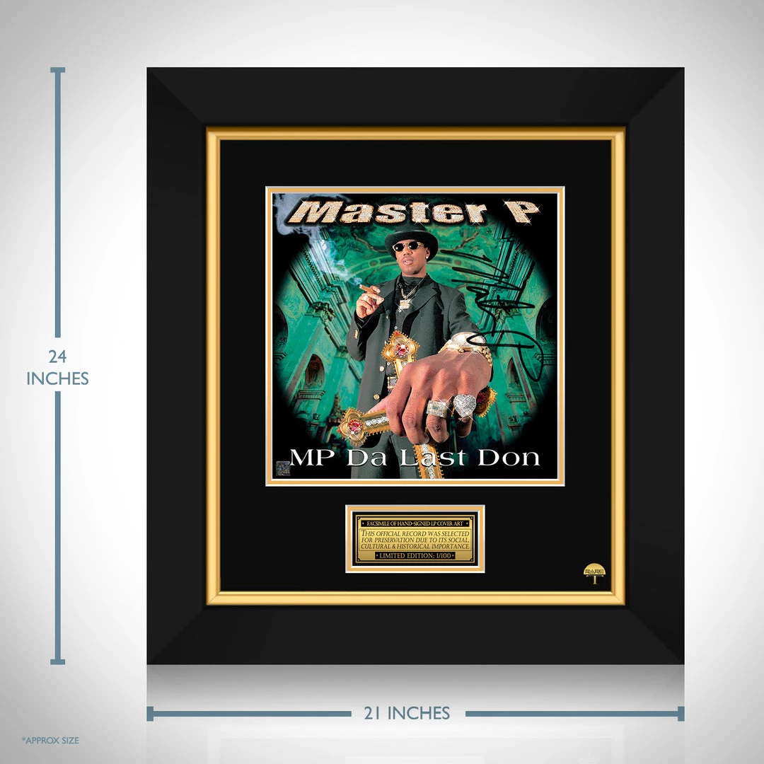 RARE-T Master P - MP The Last Don LP Cover Limited Signature Edition Studio Licensed Custom Frame Limited Edition Frames 3 RARE-T Master P - MP The Last Don LP Cover Limited Signature Edition Studio Licensed Custom Frame Limited Edition Frames