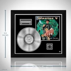 RARE-T Master P - MP The Last Don Platinum LP Limited Signature Edition Studio Licensed Custom Frame