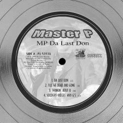RARE-T Master P - MP The Last Don Platinum LP Limited Signature Edition Studio Licensed Custom Frame
