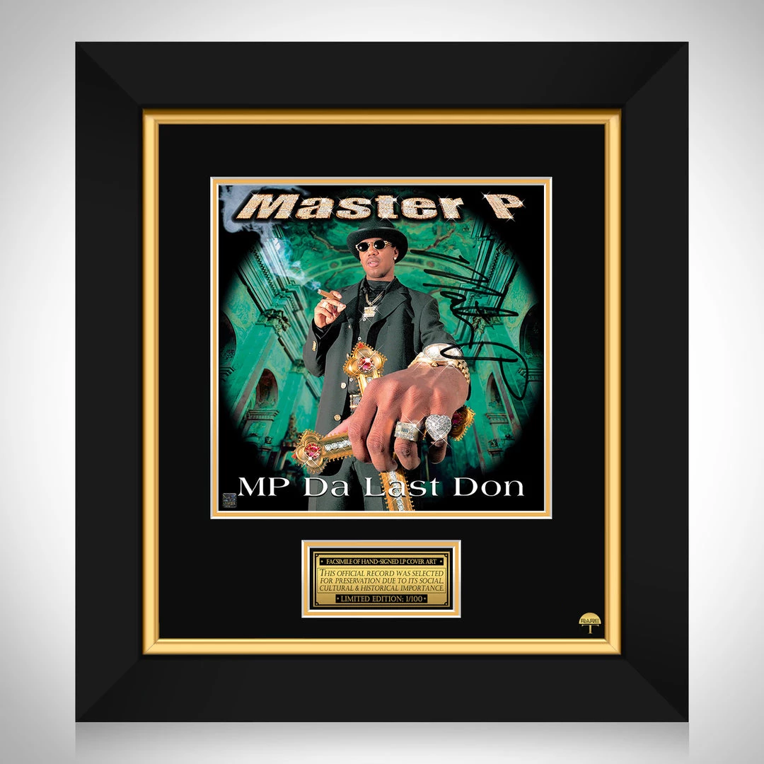 RARE-T Master P - MP The Last Don LP Cover Limited Signature Edition Studio Licensed Custom Frame Limited Edition Frames 1 RARE-T Master P - MP The Last Don LP Cover Limited Signature Edition Studio Licensed Custom Frame Limited Edition Frames