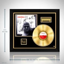 RARE-T Limited Edition Frames Matchbox 20 - Yourself Or Someone Like You Gold LP Limited Signature Edition Studio Licensed Custom Frame