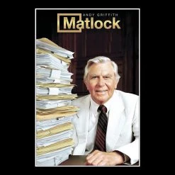 RARE-T Limited Edition Frames Matlock Transcript Limited Signature Edition Studio Licensed Custom Frame