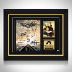 RARE-T NEW Top Gun: Maverick Script Limited Signature Edition Studio Licensed Custom Frame