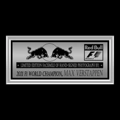 RARE-T Limited Edition Frames Max Verstappen Red Bull F1 Car Photo Limited Signature Edition Licensed Custom Frame