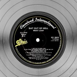 RARE-T Meat Loaf - Bat Out Of Hell Platinum LP Limited Signature Edition Studio Licensed Custom Frame Limited Edition Frames
