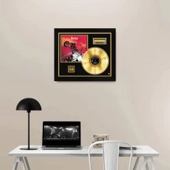 RARE-T Limited Edition Frames Meat Loaf - Bat Out Of Hell Gold LP Limited Signature Edition Studio Licensed Custom Frame