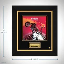 RARE-T Meat Loaf Bat Out Of Hell LP Cover Limited Signature Edition Studio Licensed Custom Frame Limited Edition Frames