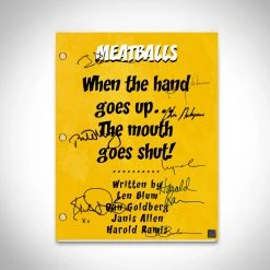 RARE-T Meatballs Transcript Limited Signature Edition Studio Licensed Custom Frame Limited Edition Frames