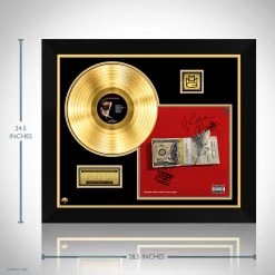 RARE-T Limited Edition Frames Meek Mill - Dream Worth More Than Money Gold LP Limited Signature Edition Studio Licensed Custom Frame