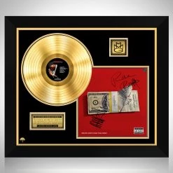 RARE-T Limited Edition Frames Meek Mill - Dream Worth More Than Money Gold LP Limited Signature Edition Studio Licensed Custom Frame