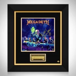 RARE-T Megadeth - Rust In Peace LP Cover Limited Signature Edition Studio Licensed Custom Frame