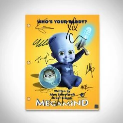 RARE-T Megamind Script Limited Signature Edition Studio Licensed Custom Frame