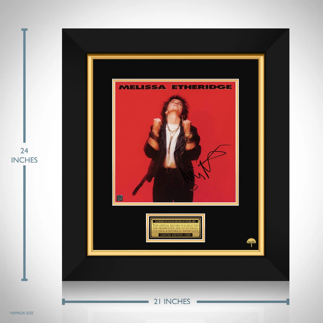 RARE-T Limited Edition Frames Melissa Etheridge - Self-titled LP Cover Limited Signature Edition Studio Licensed Custom Frame 3 RARE-T Limited Edition Frames Melissa Etheridge - Self-titled LP Cover Limited Signature Edition Studio Licensed Custom Frame