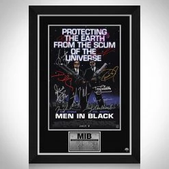 RARE-T Men In Black Mini Poster Limited Signature Edition Studio Licensed Custom Frame Limited Edition Frames