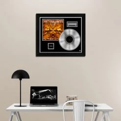 RARE-T Limited Edition Frames Meshuggah - Nothing Platinum LP Limited Signature Edition Studio Licensed Custom Frame