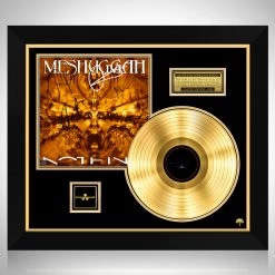 RARE-T Meshuggah - Nothing Gold LP Limited Signature Edition Studio Licensed Custom Frame Limited Edition Frames